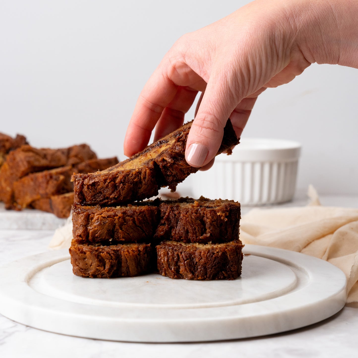 Banana Bread con Nutella