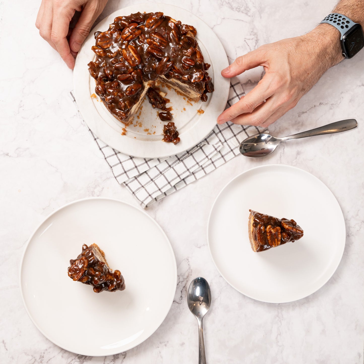 Cheesecake de Pecan Pie