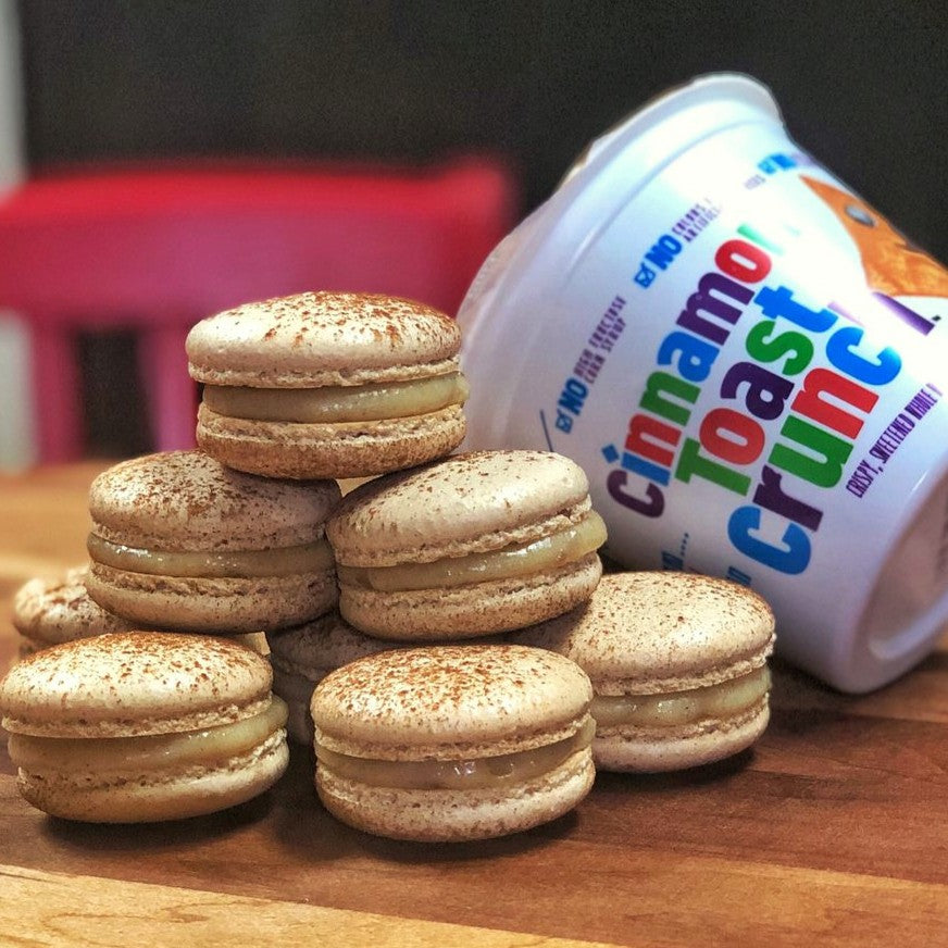 Macarons de Cinnamon Toast Crunch