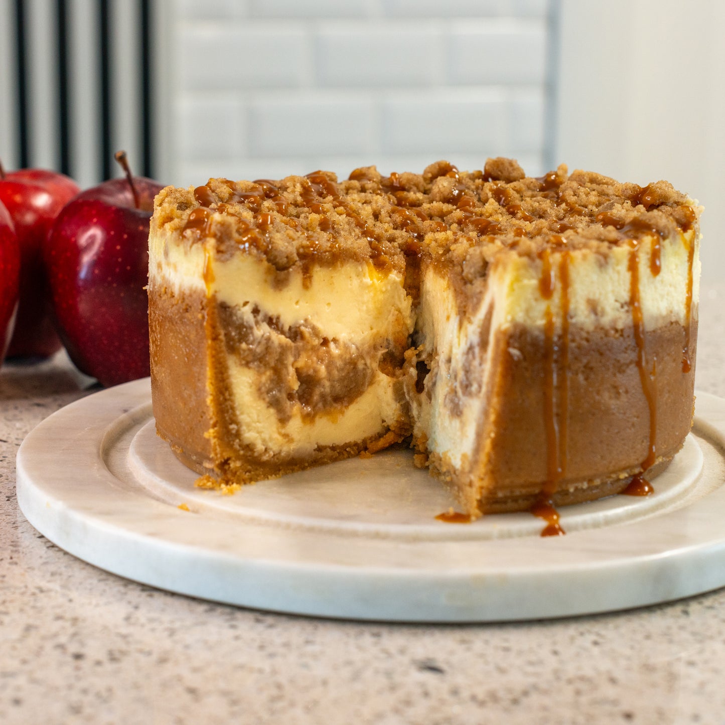 Cheesecake de Apple Crumble