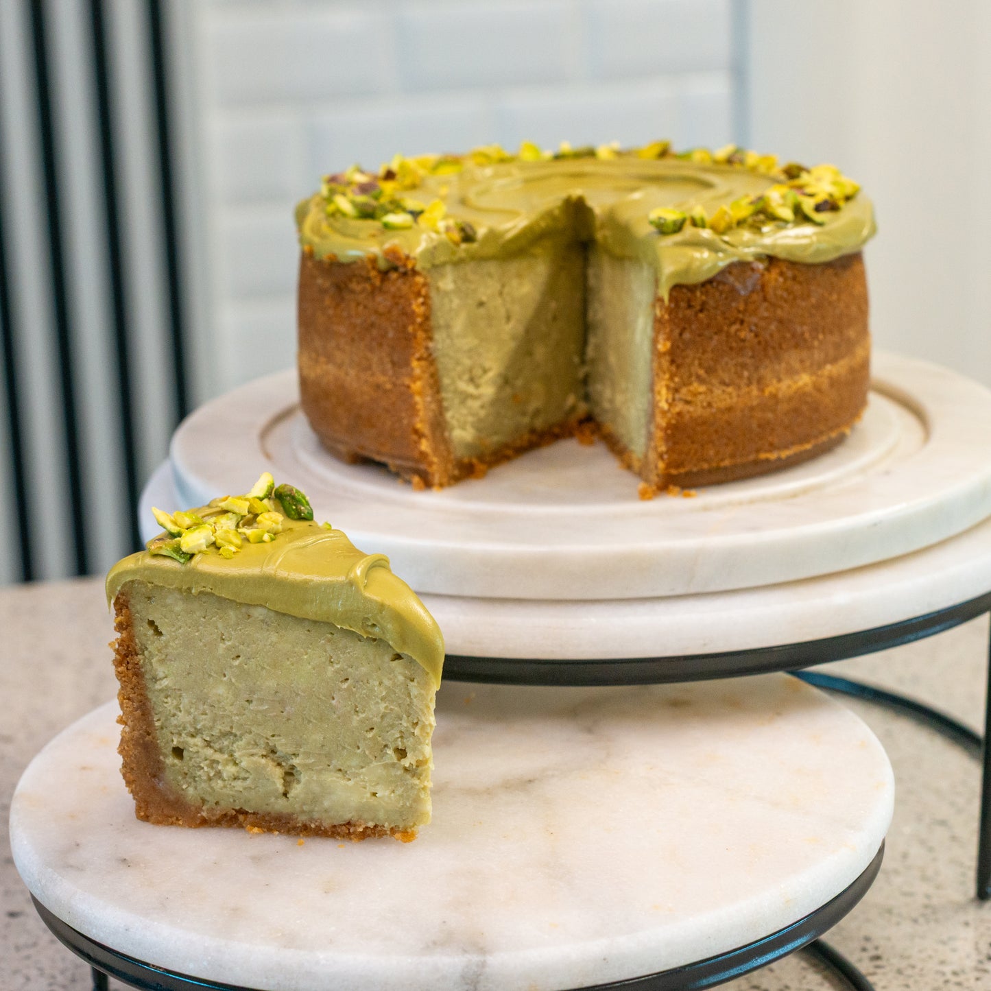 Cheesecake de Pistacho