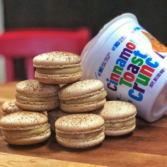 Macarons de Cinnamon Toast Crunch